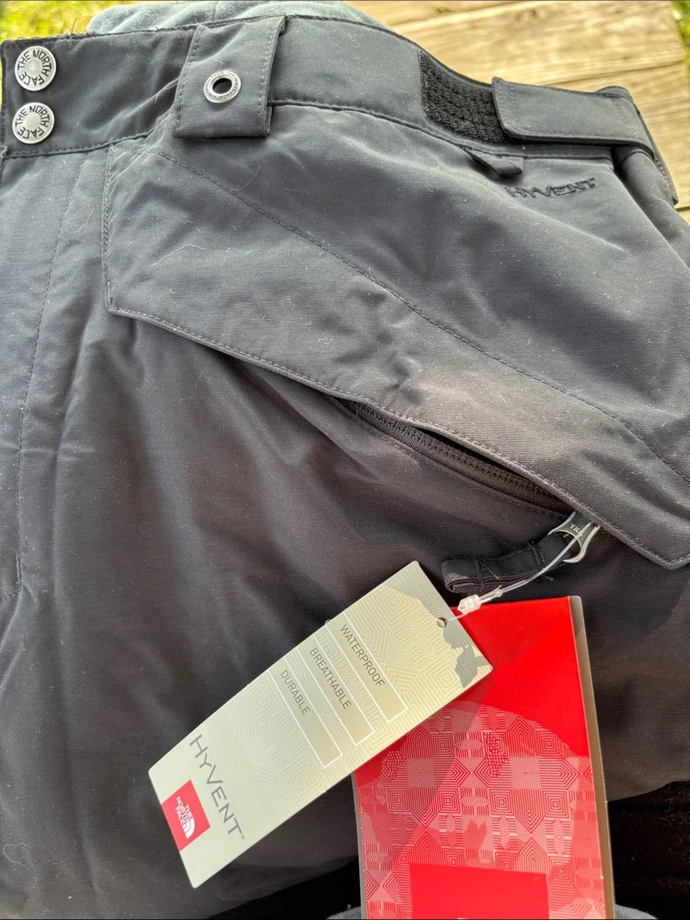 The North Face Men's Black HyVent Shell Pants
